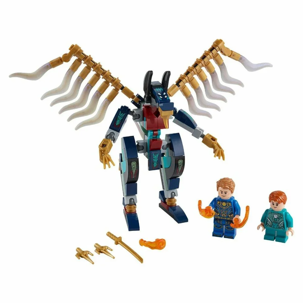 Lego Marvel Eternals Aerial Assault Building Toy 133 Pieces 76145